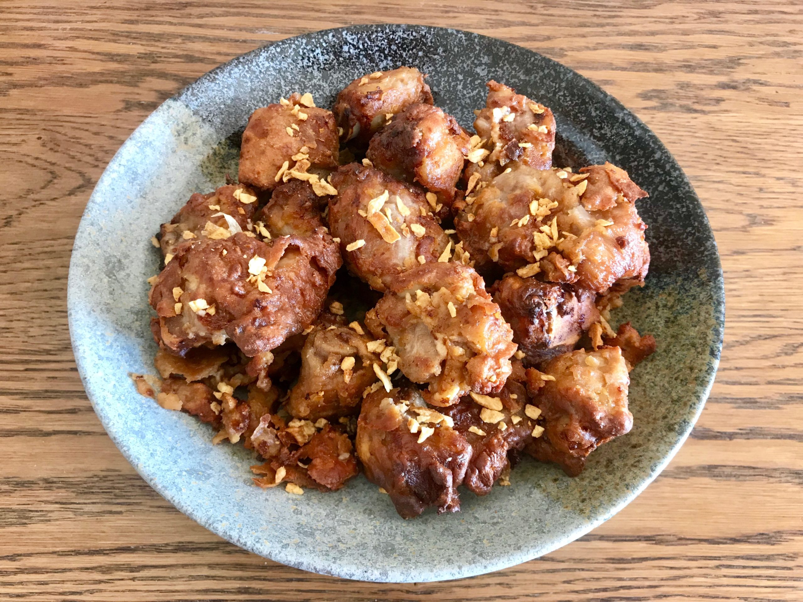 蒜香骨 | Air-fried garlic spare ribs!