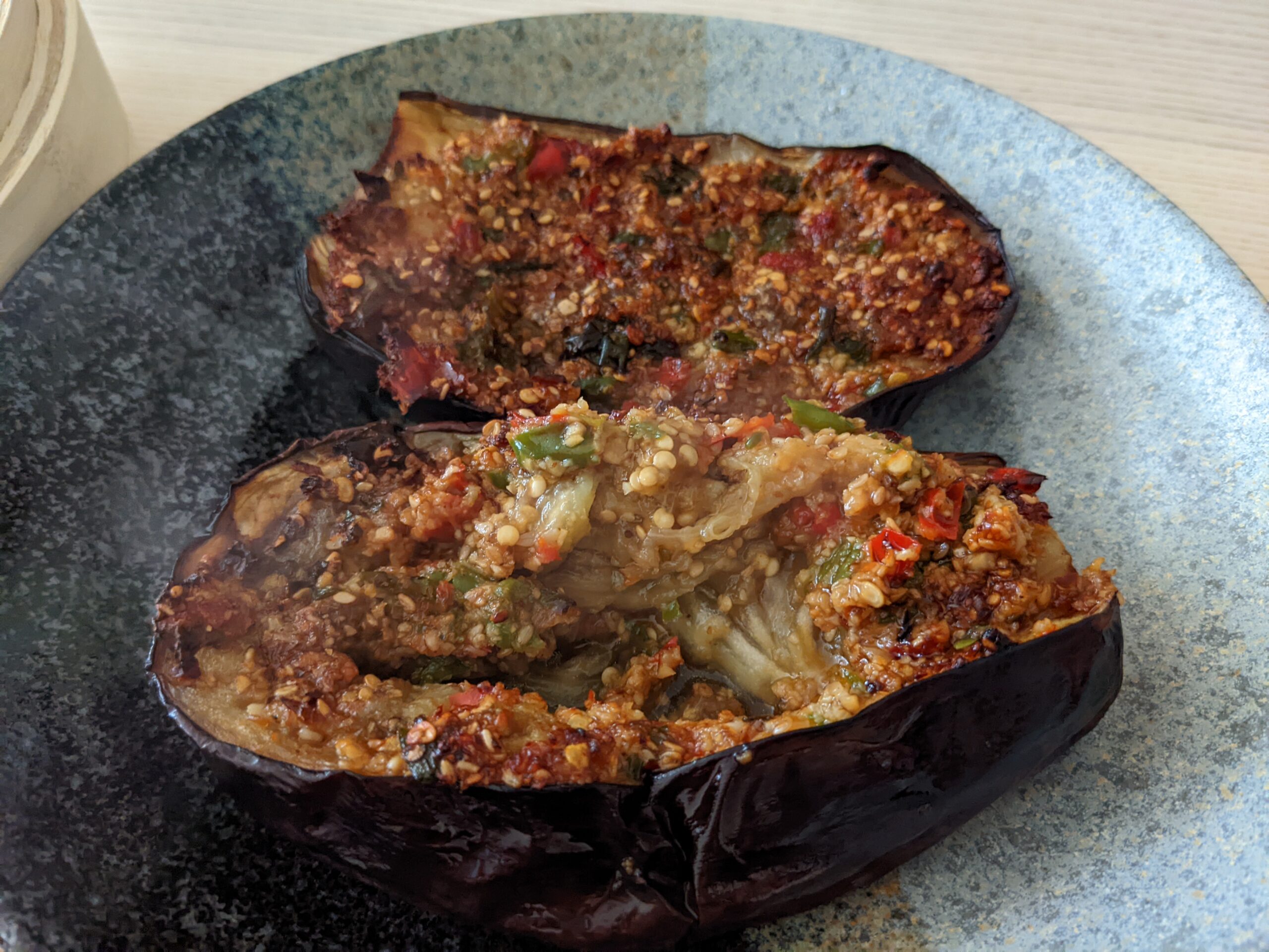 氣炸茄子 | Spicy Grilled Eggplant