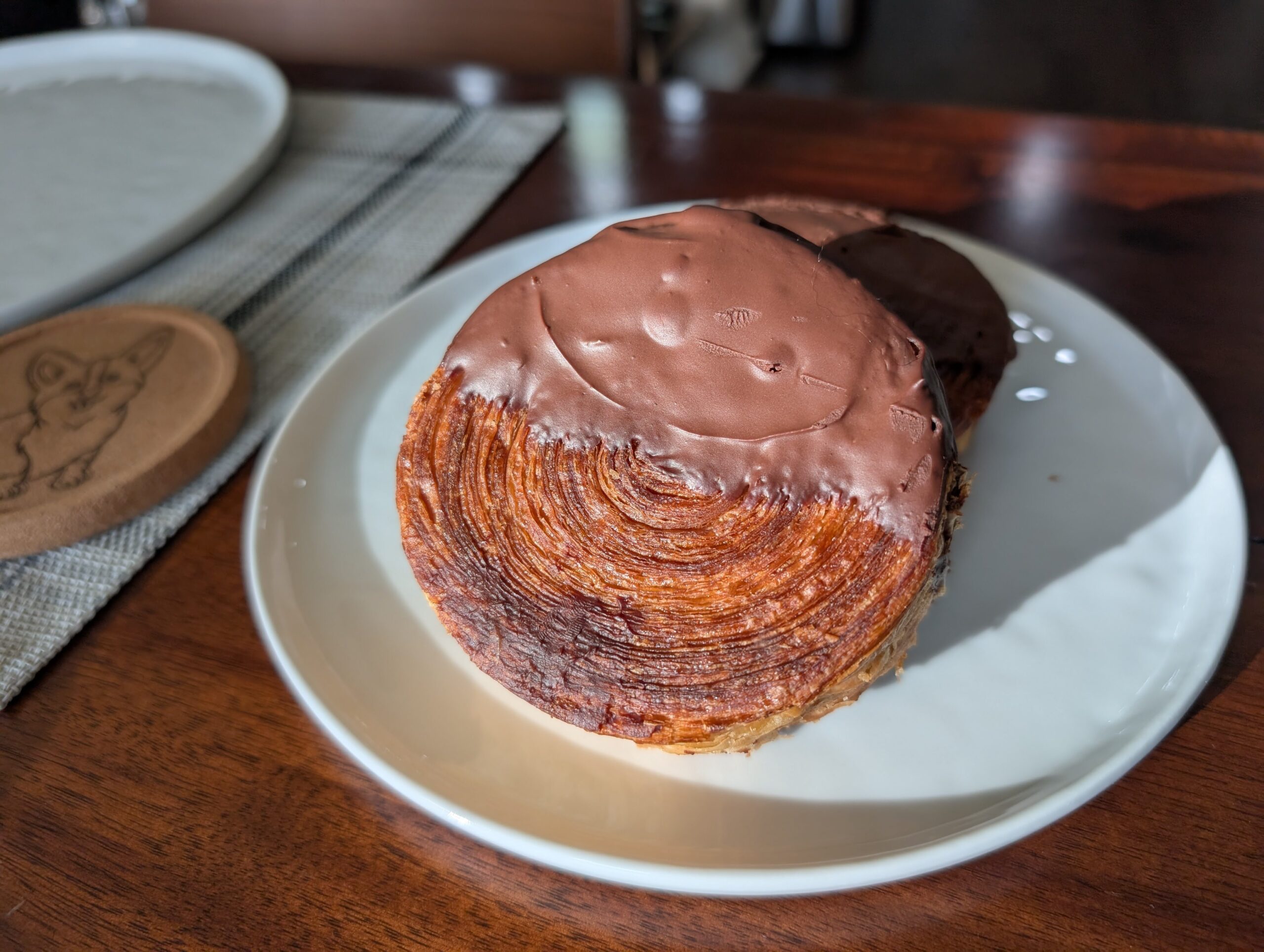 Passionfruit NY Rolls with Dark Chocolate Ganache
