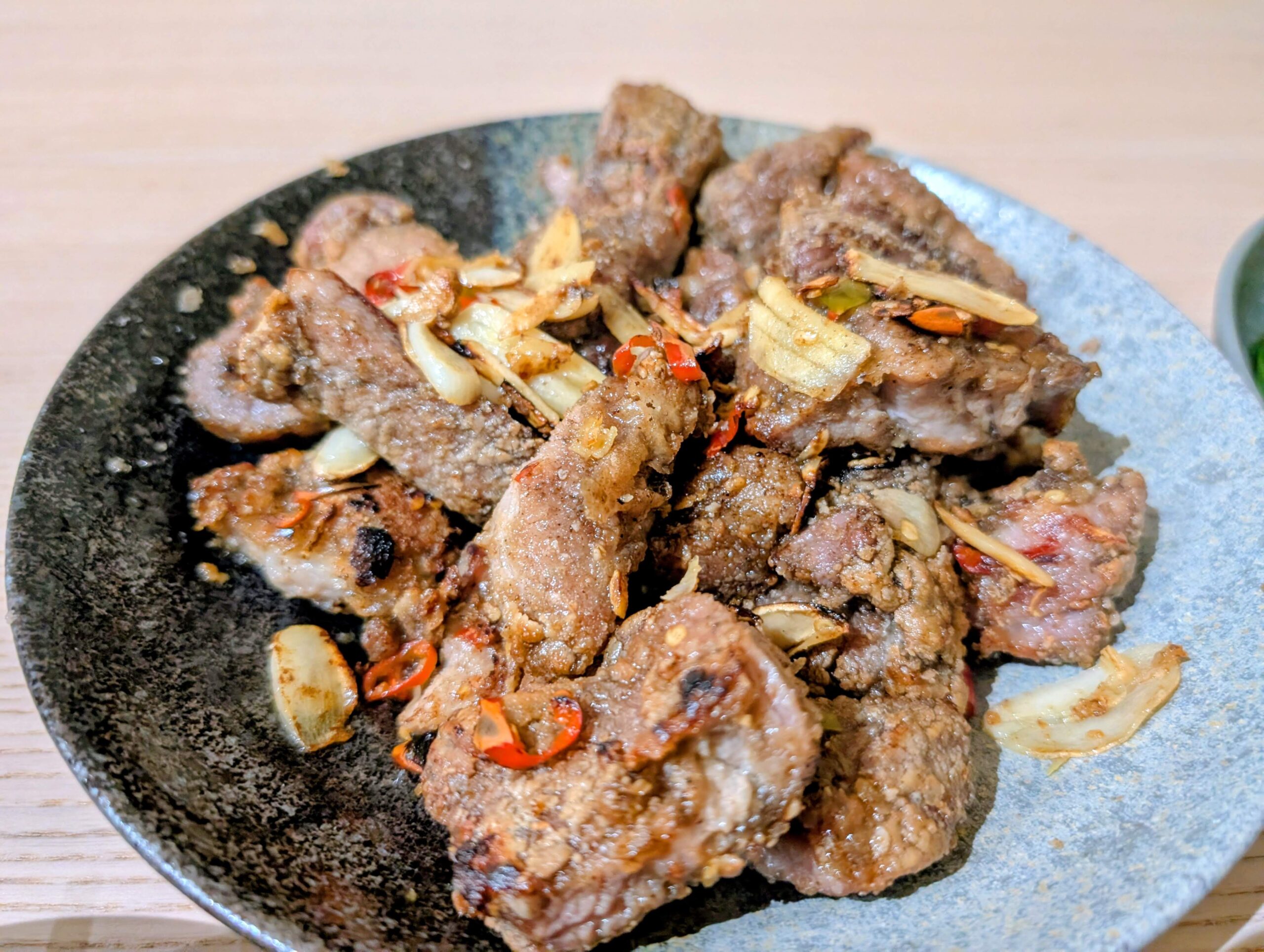椒盐猪排 | Salt & Pepper Pork (Air-Fried!)